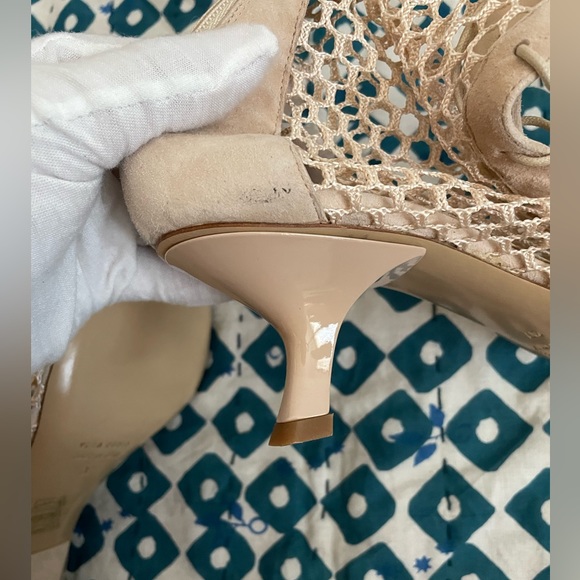 NWOT Pancaldi for Diane B Summer Booties Cream Made in Italy 37 - Picture 4 of 5